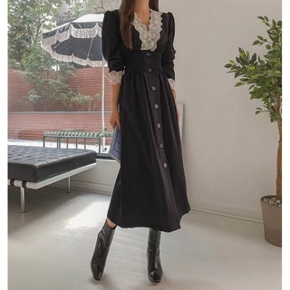 🥑🥑Đầm tiểu thư cổ ren tay phồng 🥑🥑
