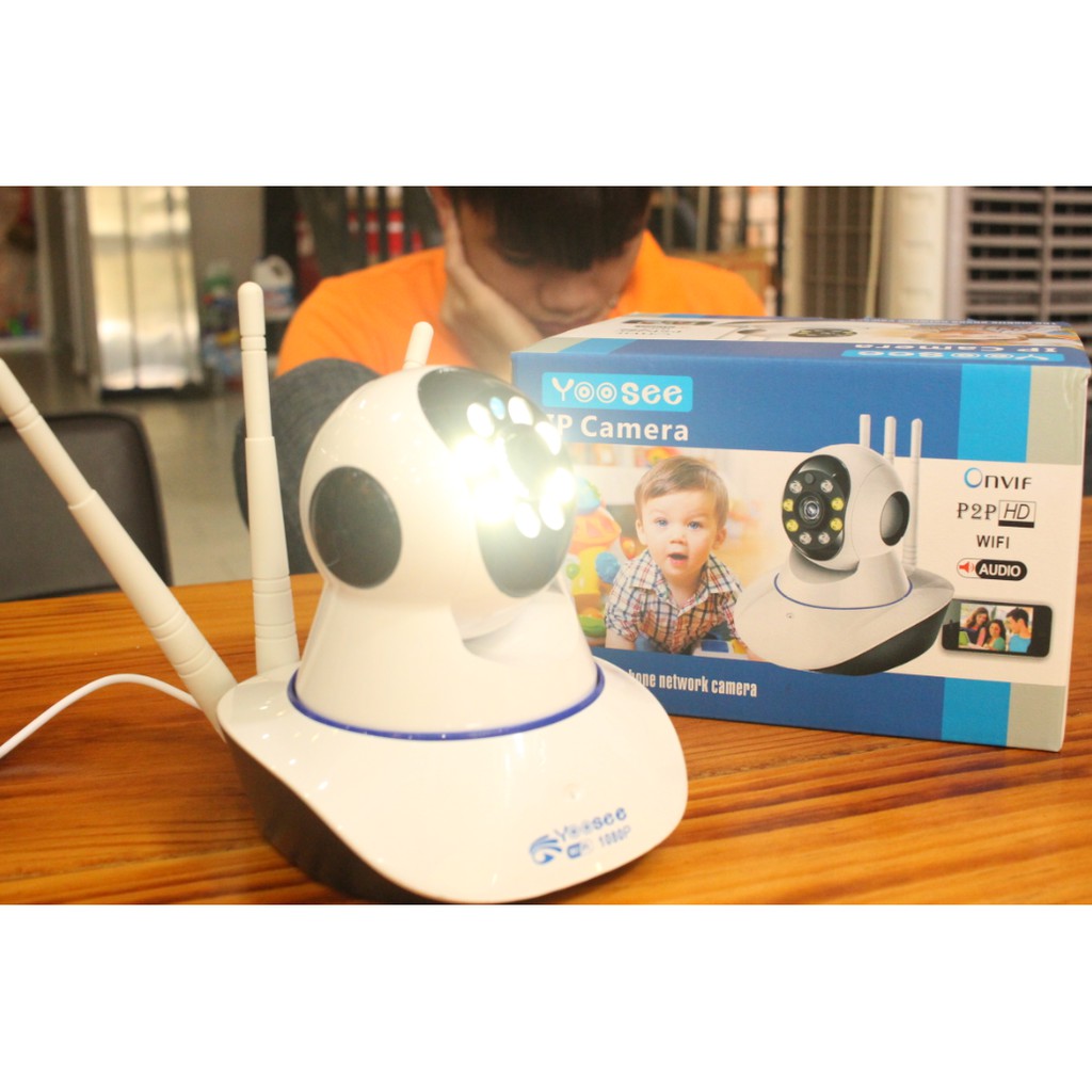 CAMERA 3 RÂU YOOSEE 8LED 2.0MPX FHD 1080P XOAY 360 ĐỘ SIÊU NÉT - CÓ MÀU BAN ĐÊM #8