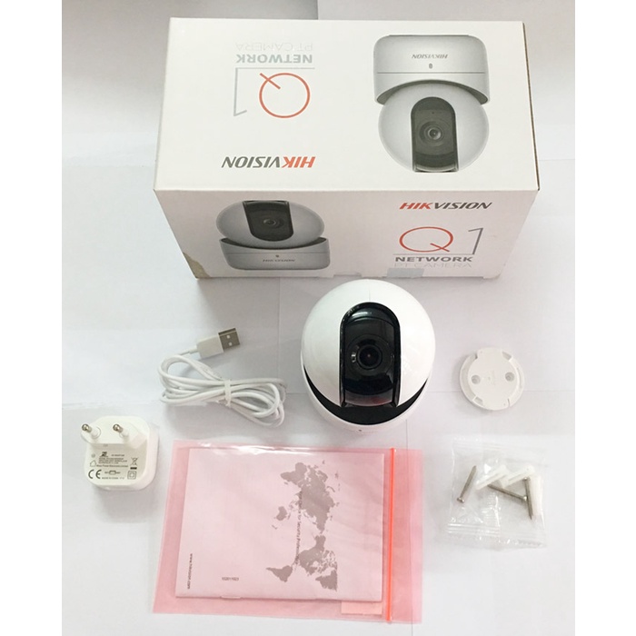 Camera IP Wifi  trong nhà Hikvision Q21 Q1 Model DS-2CV2Q21FD-IW (B/W) H265+, chính hãng, bảo hành 24 tháng