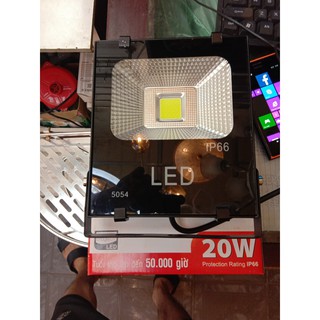 [LOẠI TỐT - BẢO HÀNH 1 NĂM] Đèn Pha led 20W ÁNH SÁNG TRẮNG