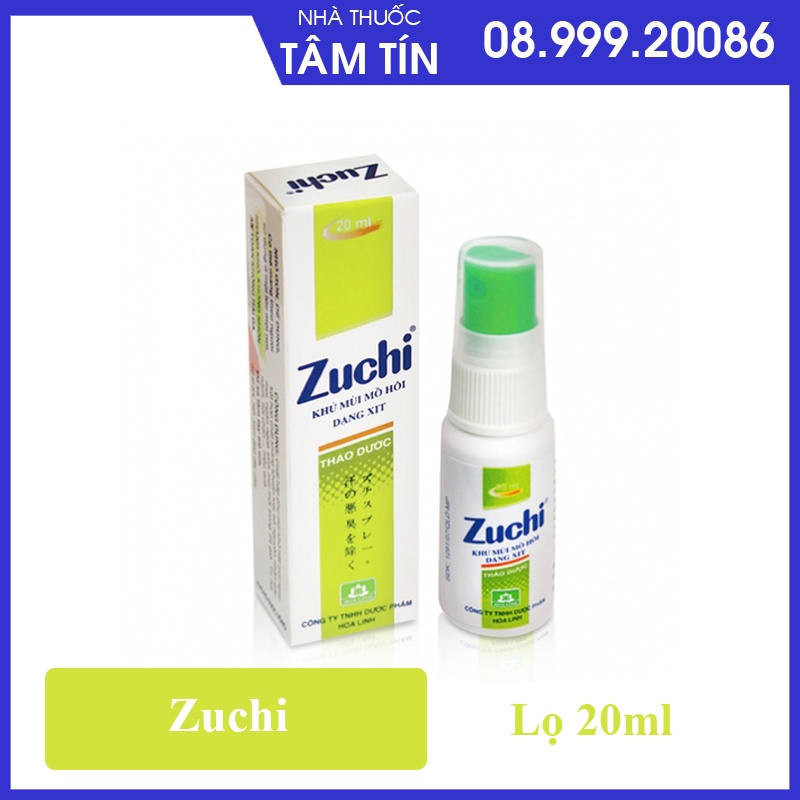 Zuchi xịt nách( có màu xanh/ đỏ/ tím)