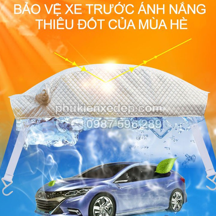 Bạt phủ xe ô tô📌CAO CẤP📌 chống nóng 5D có Bông đủ các size cho SUV, Sedan, Hatchback áo trùm ô tô chống nóng