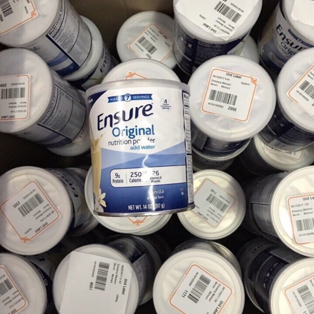 Sữa Ensure Mỹ ( Nhập khẩu nguyên lon)