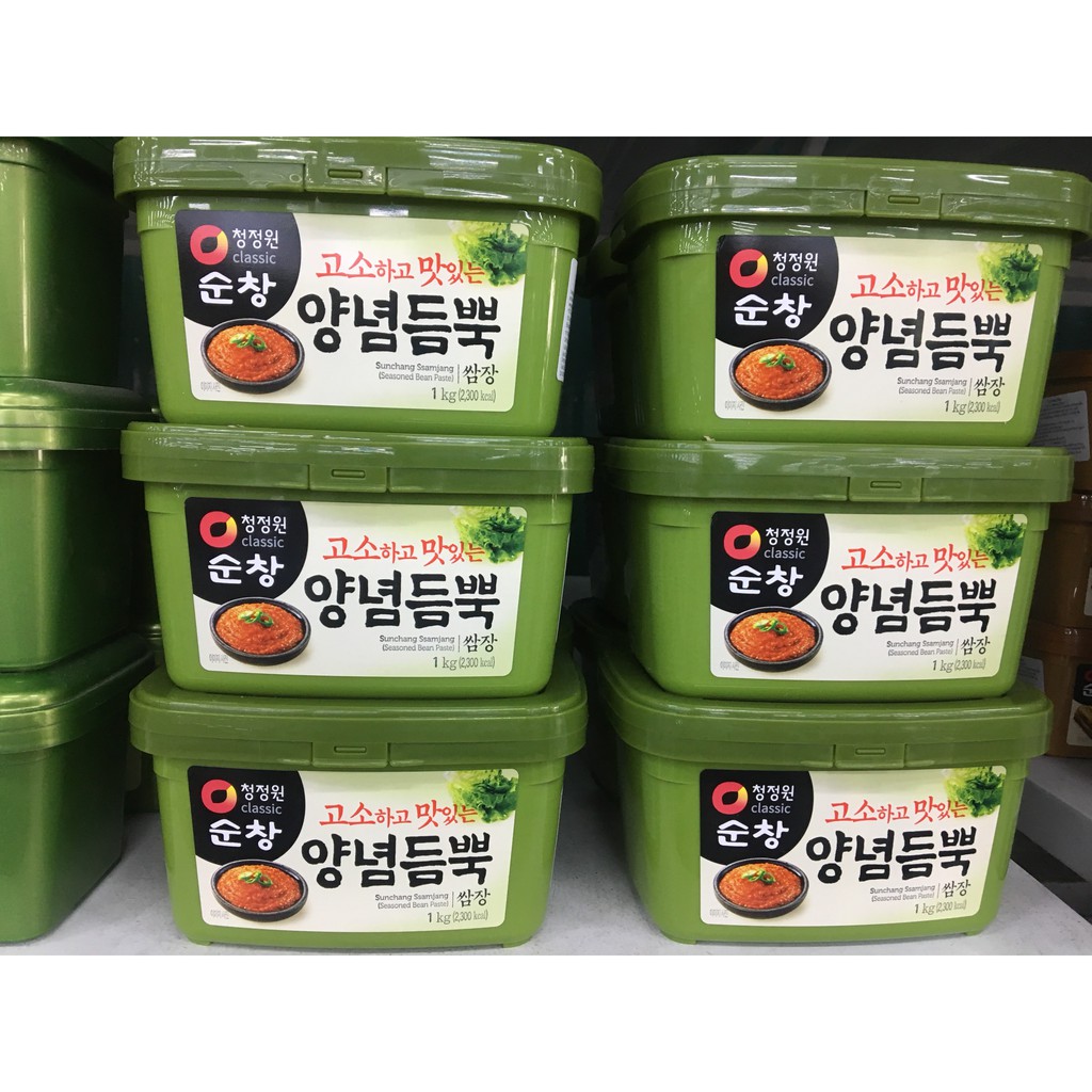 &lt;HOT&gt; Tương Chấm Thịt Nướng SamJang Daesang Hàn Quốc Hộp 1kg