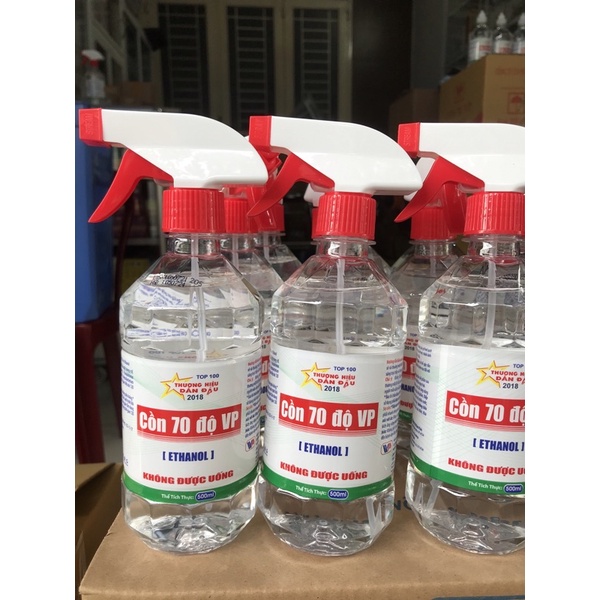 Cồn Sát Khuẩn Vĩnh Phúc 70 độ ( 500ml-1000ml ) INBOX cho shop nhé