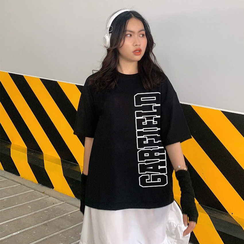 Áo thun in hình BEEBEE garfield  -GA001 (đen- trắng) 100% COTTON | BigBuy360 - bigbuy360.vn