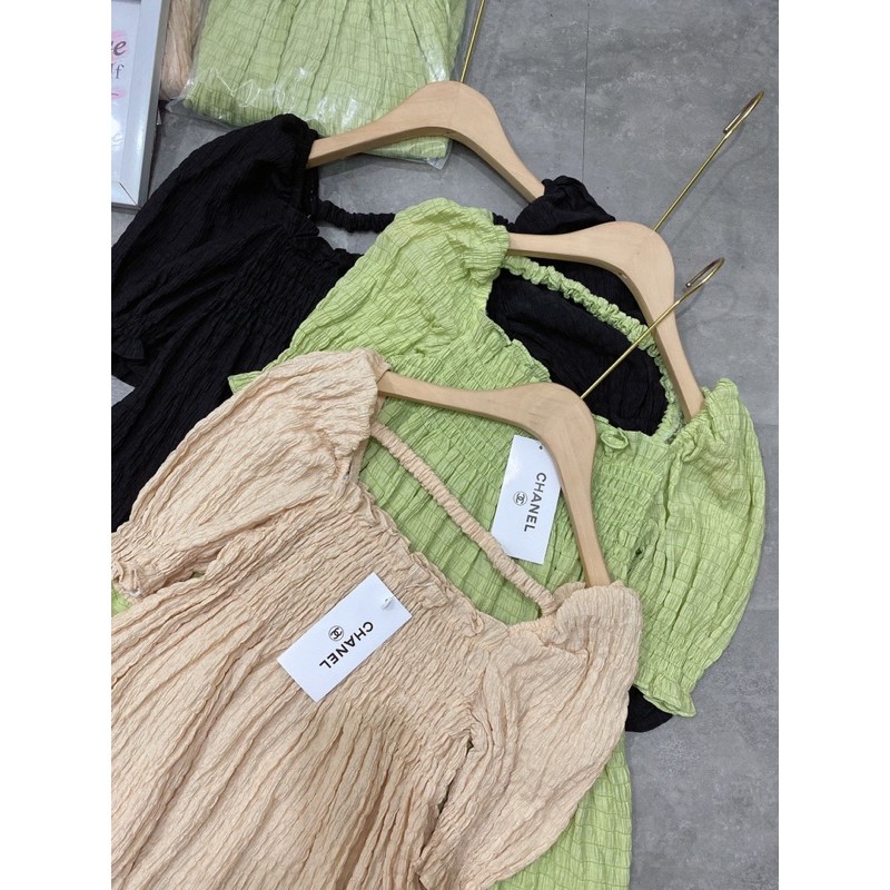 [Siêu Hot] Bộ Chun Ngực 3 Màu Áo Cộc Mix Quần Đùi Siêu Xinh Có Ảnh Thật Kèm Video | BigBuy360 - bigbuy360.vn