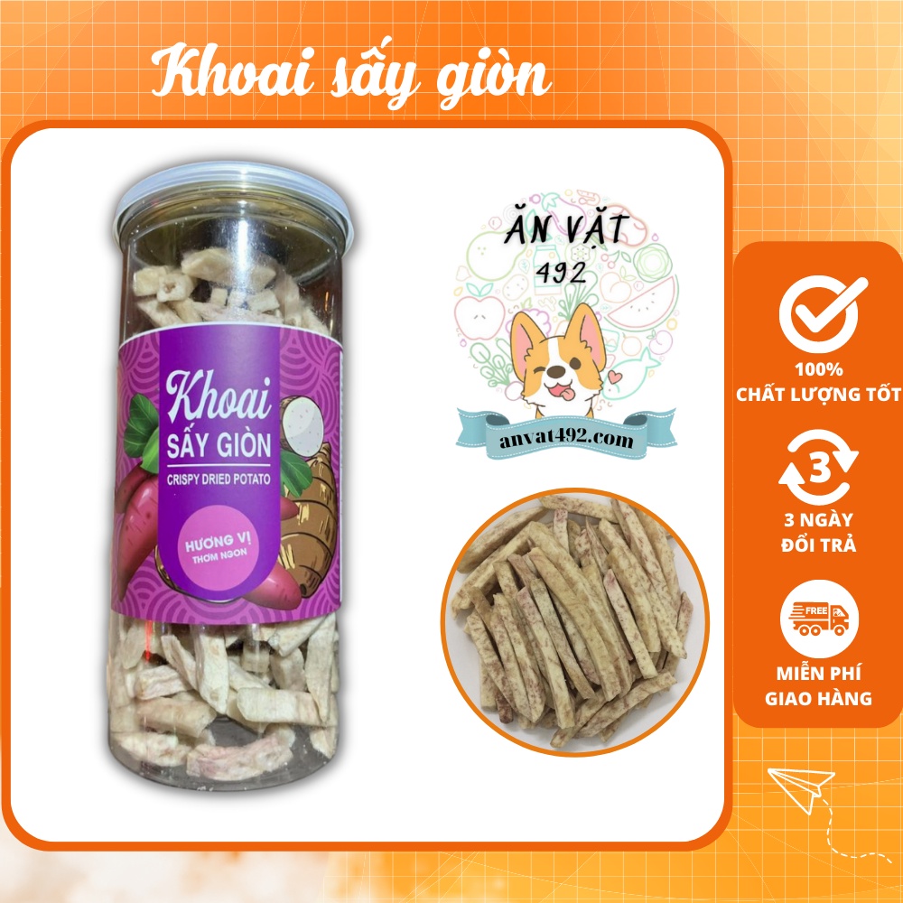 Khoai Môn Sấy Giòn 300g - Ăn Vặt 492