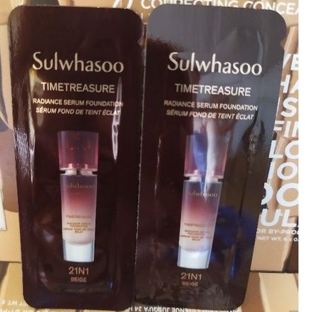 Kem nền Siêu Đỉnh Sang Trọng Đắt Đỏ Nhất Sulwhasoo Serum Foundation Sample 1ml