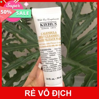 [XẢ HÀNG TẾT] Minisize Sữa rửa mặt Kiehl’s hoa cúc Calendula Deep Cleansing Foaming Face Wash 30ml