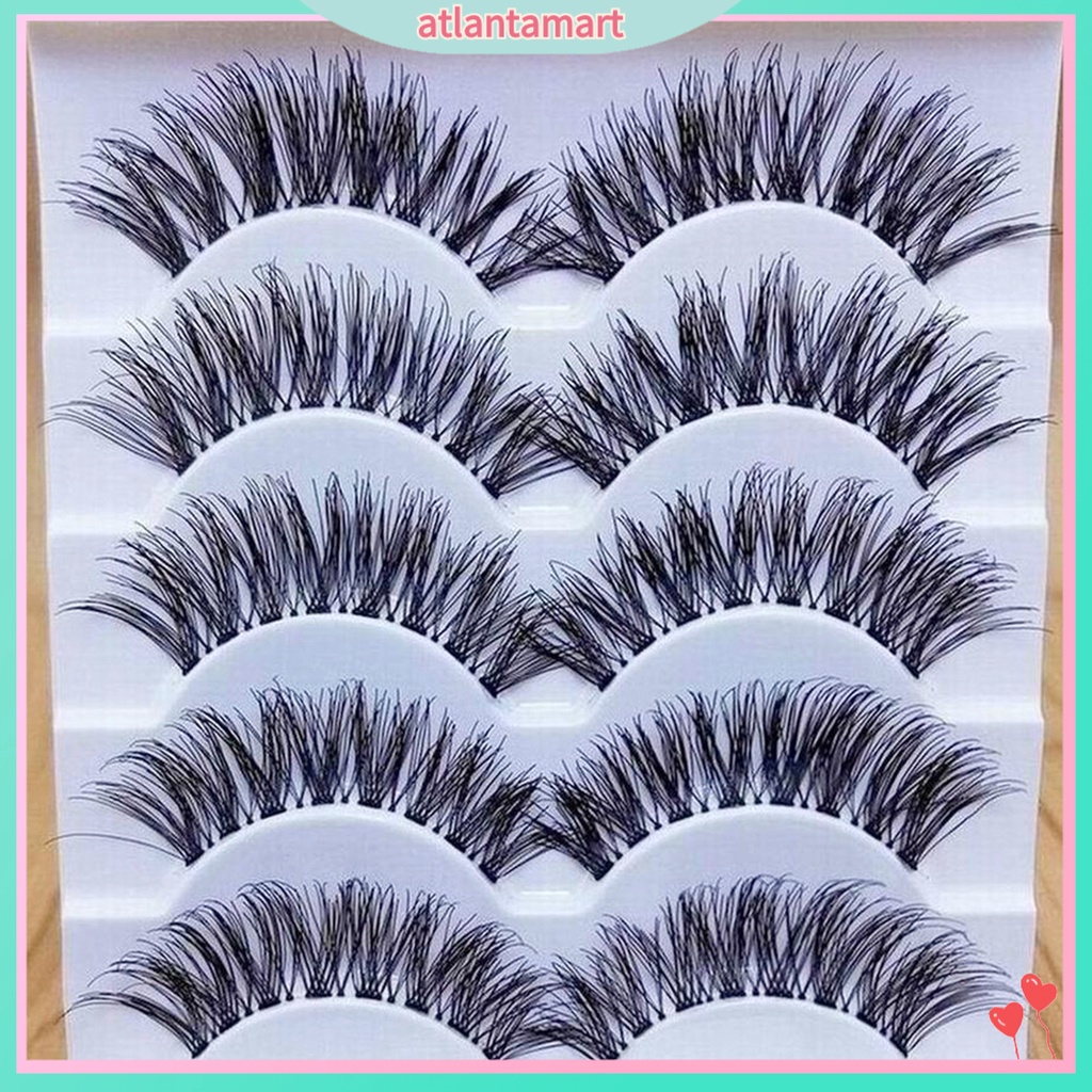 [Hàng mới về] 5 Cặp lông mi giả thoải mái tự nhiên