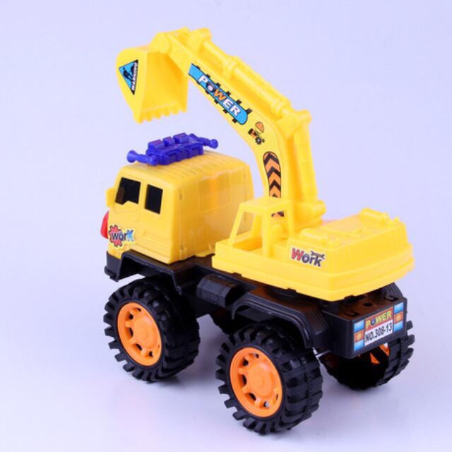 Đồ Chơi Xe Công Trình Xúc Xoay Cần Dành Cho Bé Trai