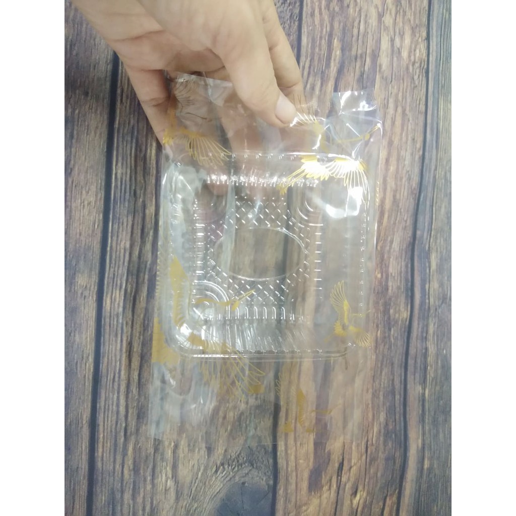 BỘ 100 KHAY VÀ TÚI ĐỰNG BÁNH TRUNG THU 200 GRAM HÌNH CHIM HẠC