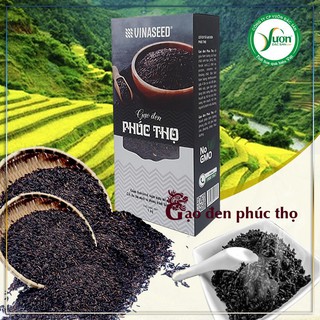 Combo 5kg Gạo Phúc Thọ gạo lứt đen ( Hộp 1kg) Tốt Cho Tim Mạch - Phòng Ngừa Đái Tháo Đường- ung Thư