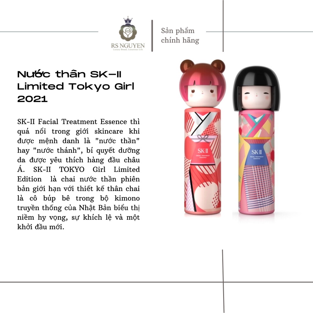 Rs Nguyen - Nước thần SK - II Face Treatment Essence Tokyo Girl Limited