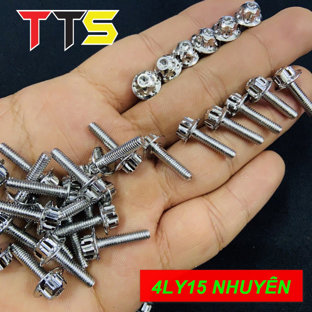 ỐC SALAYA 4LY15 RĂNG NHUYỄN SỬ DỤNG BẮT NẮP DẦU, BỢ ĐỒNG HỒ XE MÁY