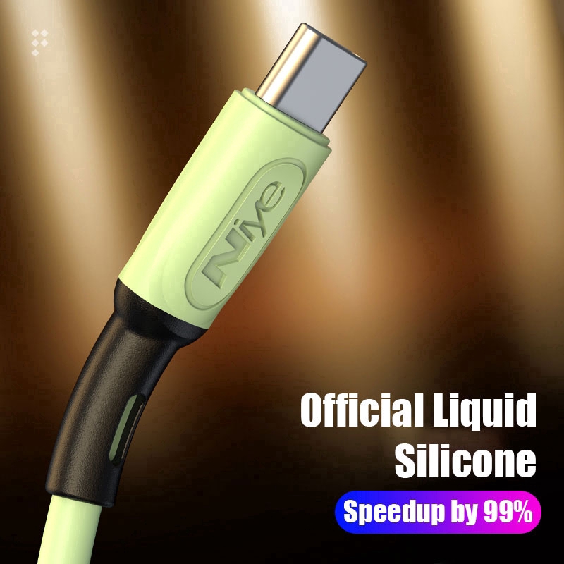 VANSEN Type-C Liquid Silicone Macaron Cable Colorful Data Cable Fast Charging Data Cable