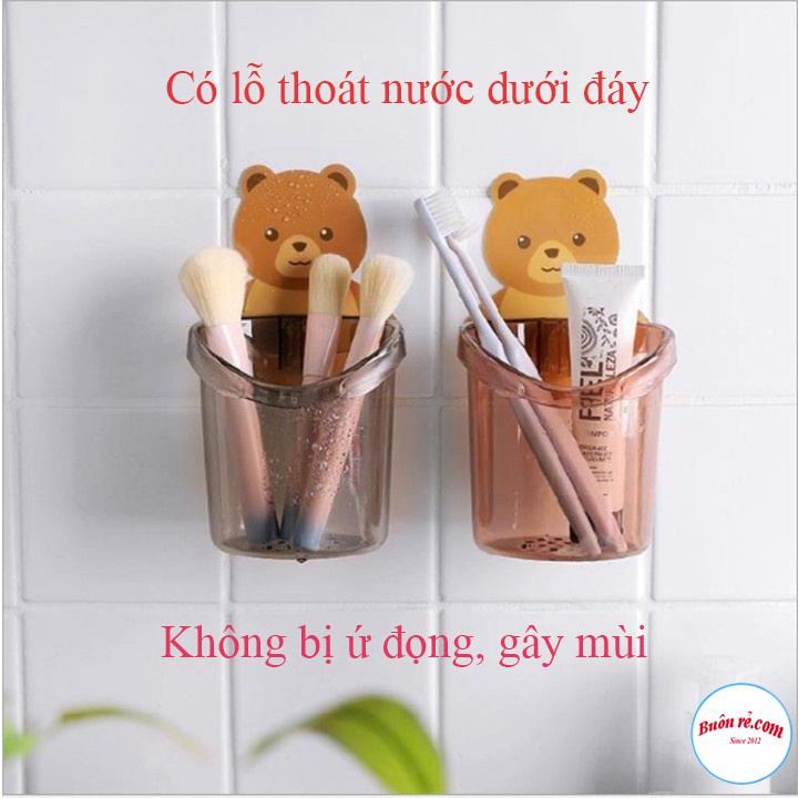 [❌Siêu Sale❌] Cốc Đựng Bàn Chải, Kem Đánh Răng Hình Gấu Gắn Tường Cao Cấp 88183 Shop Gia Dụng Gia Đình 88