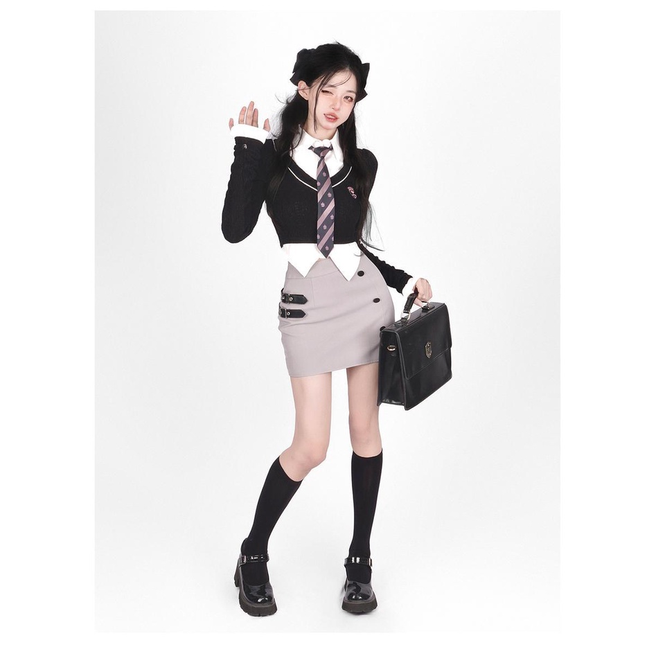 Áo Sweater Dệt Kim Tay Dài Thời Trang Thu Đông Dành Cho Nữ