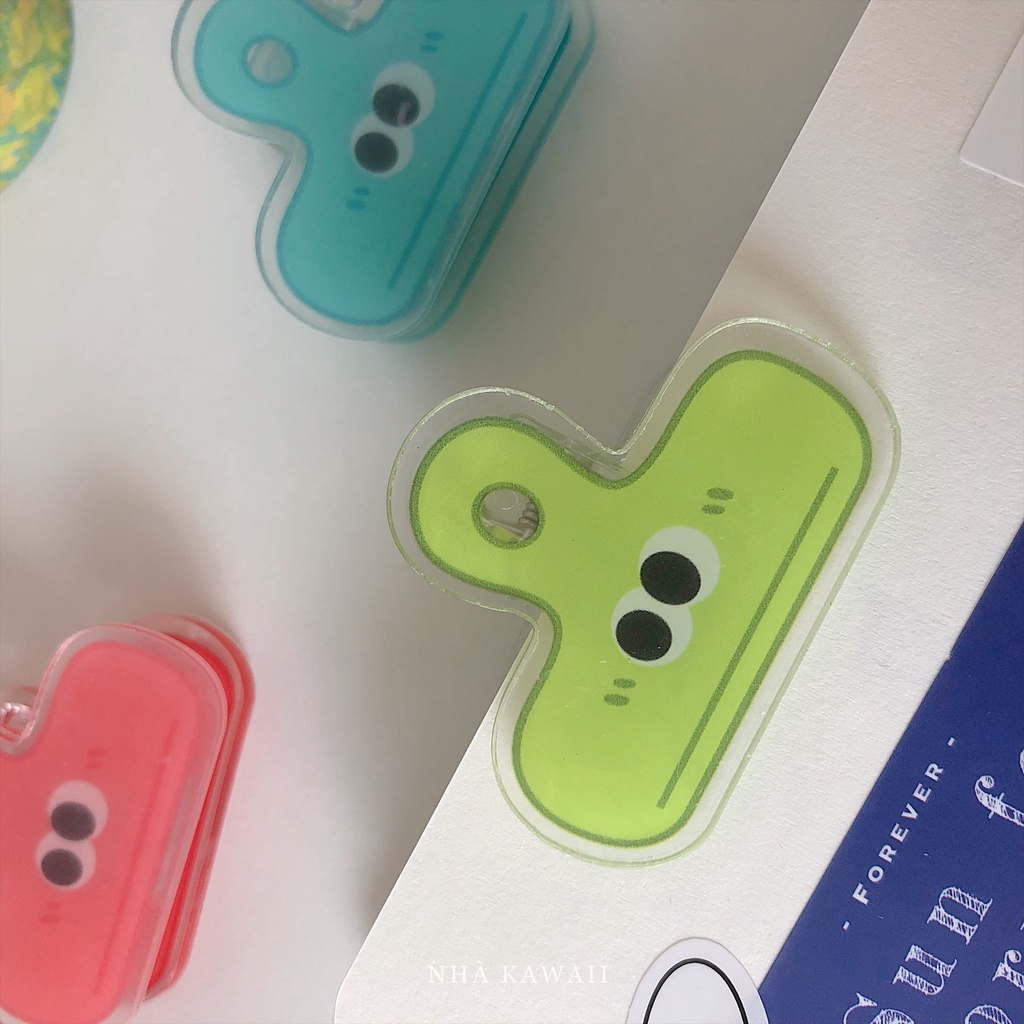 Kẹp giấy tài liệu acrylic hoạt hình dễ thương nhiều mẫu
