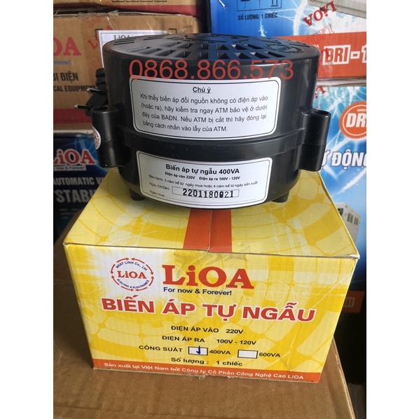 Đổi nguồn LiOA 400VA tự ngẫu từ 220V sang 100V và 120V