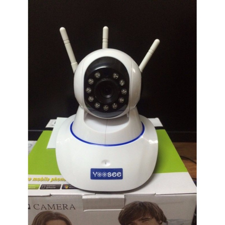 Camera IP YooSee Tiếng Việt Hỗ Trợ Thẻ Nhớ 64G, Camera Ip YooSee 3 Râu Full HD 2.0Mpx 1080p Tiếng Việt