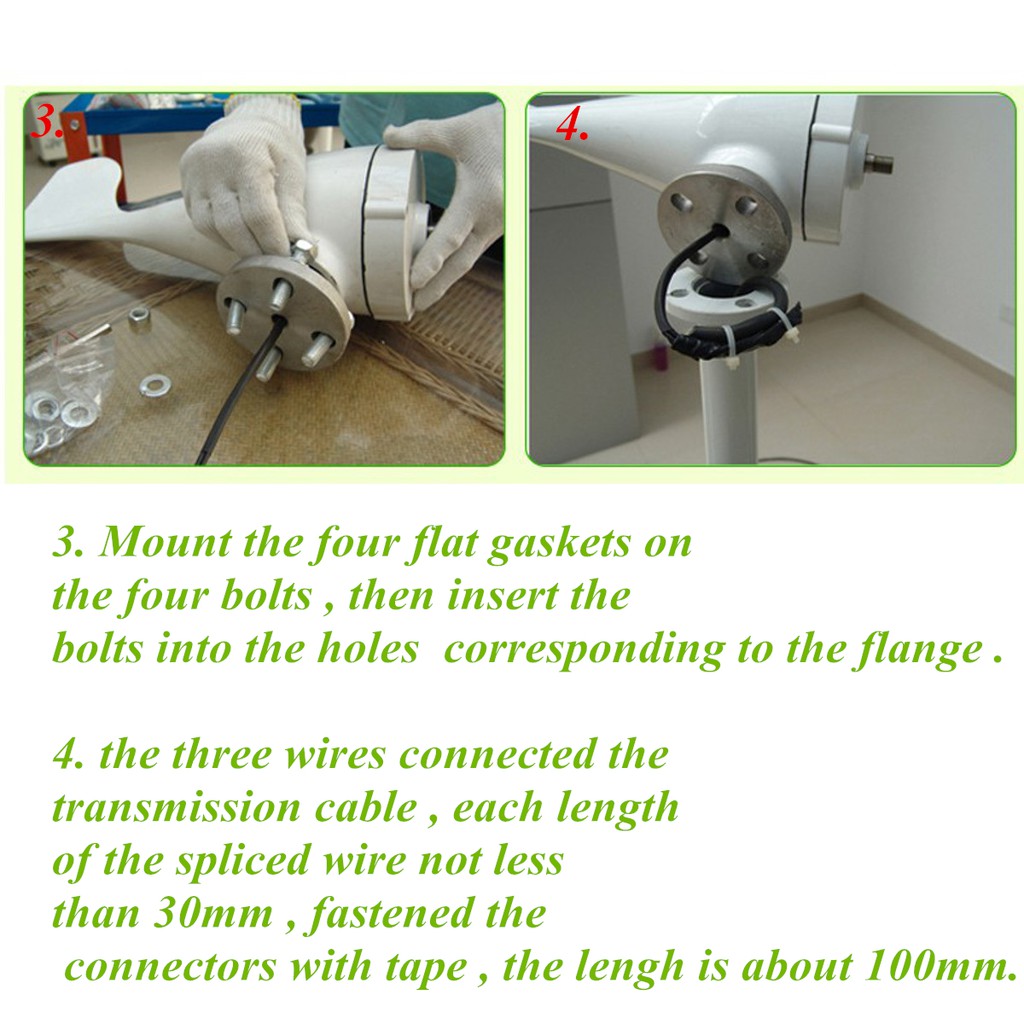 Tuabin Gió 500W/1000W, Tuabin Gió Trục Ngang, Máy Phát Điện Tuabin Gió, Giá Tuabin Gió, Tuabin Gió Cho Gia Đình