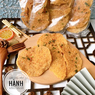 COMBO 5 TÚI Cơm cháy mắm hành (gói 3 miếng 80g) tiện lợi, giòn rụm, đậm đà thơm ngon ăn vặt LASTFOODS Hà Nội
