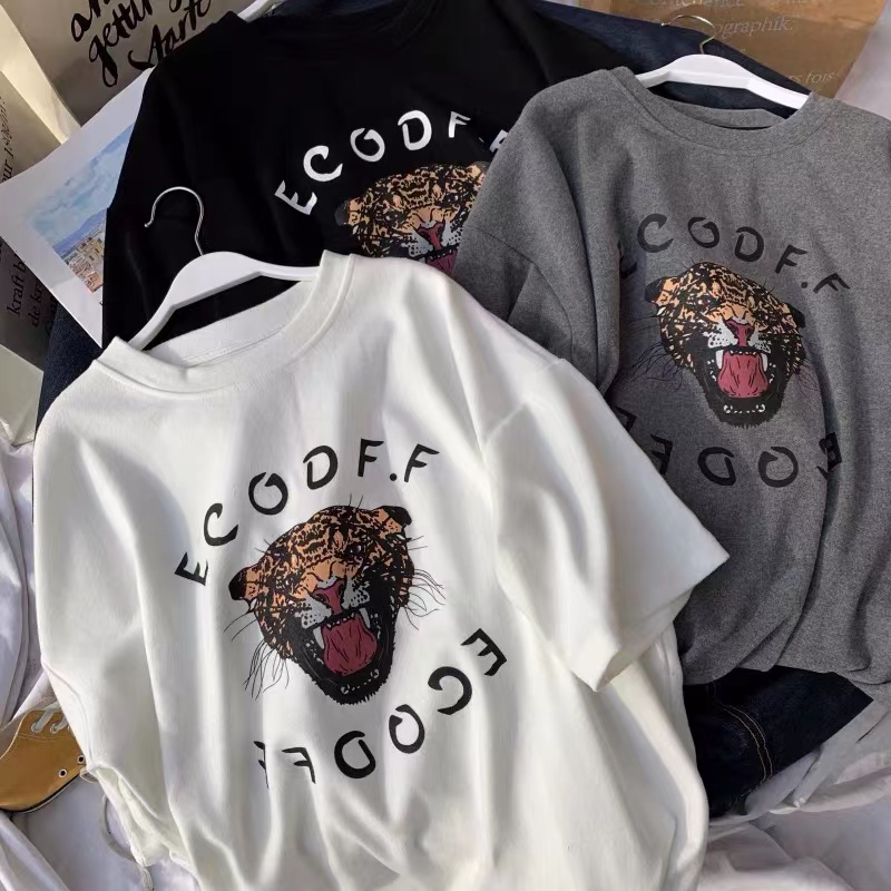 NRVP Áo Thun Tay Ngắn Cổ Tròn Thời Trang Mùa Hè Phong Cách Hàn Quốc Mới