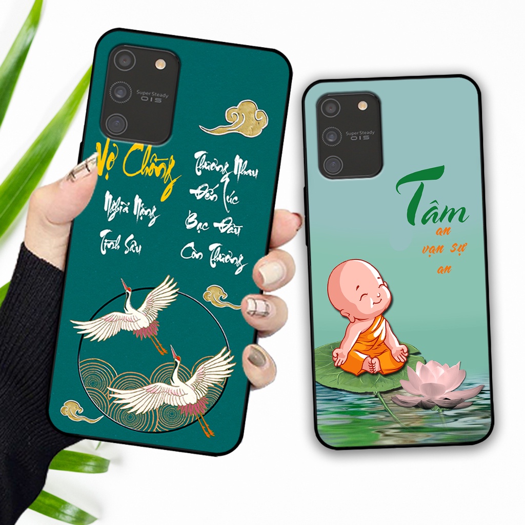 Ốp lưng Samsung S10 Lite in hình phong cách chữ thư pháp cha mẹ, tài lộc