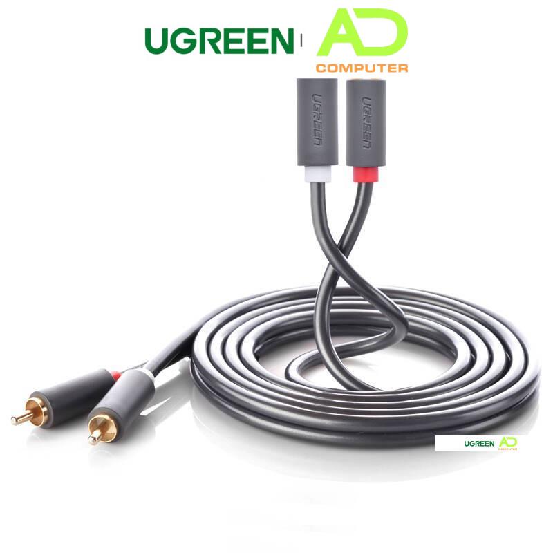 Cáp Audio 2 đầu RCA UGREEN AV104 - Hàng phân phối chính hãng - Bảo hành 18 tháng