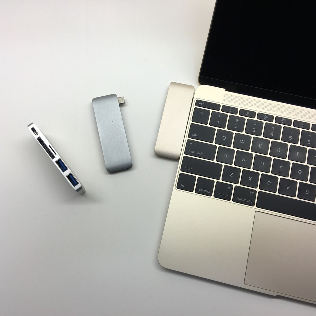 Cáp USB-C Combo HUB 5 in 1 ( 3USB ) Chính hãng Letouch cho MacBook