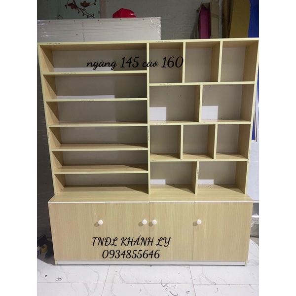 Tủ nhựa đài loan trưng bày nước sơn mỹ phẩm tiệm nail 145x160