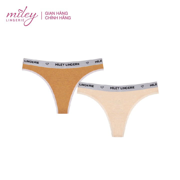 Combo 2 Quần Lót Nữ Lọt Khe Sexy Melange Cạp Cao Active MILEY LINGERIE FMS0357-0957 | BigBuy360 - bigbuy360.vn