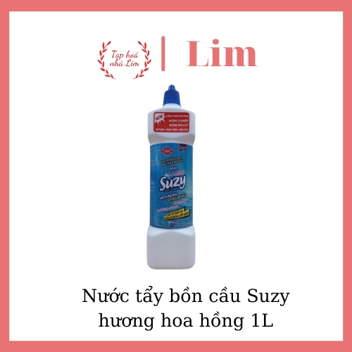 Nước tẩy rửa bồn cầu, nhà tắm Cao Cấp Suzy Nhật Bản 1L - thành phần Hữu Cơ, không mùi axit