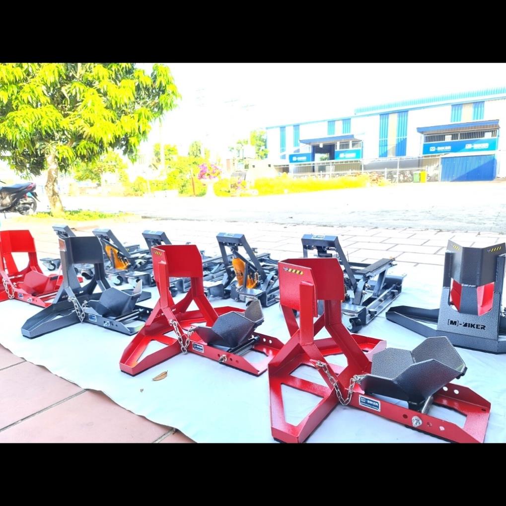Ben nâng xe moto kẹp bánh trước, sau Mbiker mã số Mb118 Hàng chính hãng