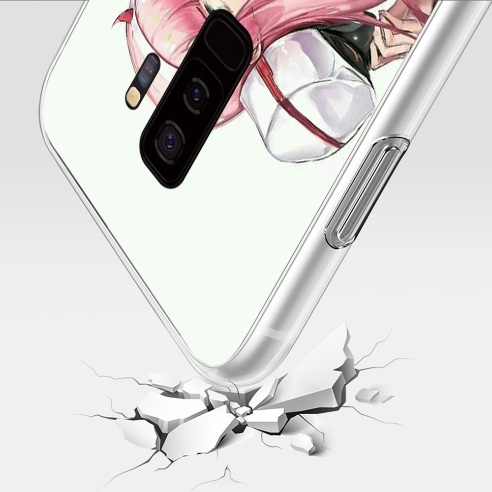 Samsung S7 Edge S8 S9 S10 Plus S10E S20 TPU transparent Soft case 20GBY franxx wiki zero two anime