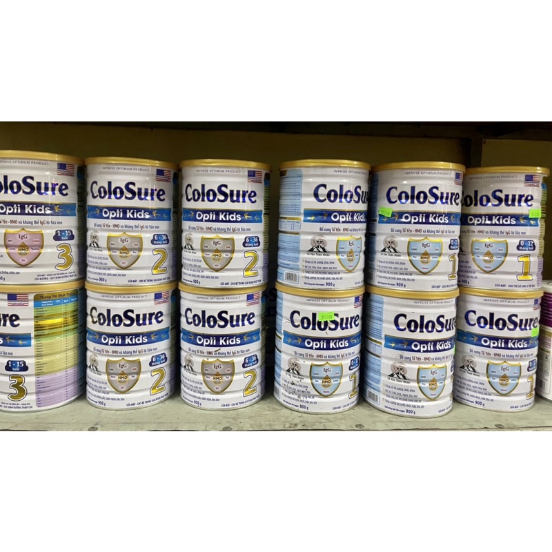 Sữa Bột Colosure Opti Kids hộp 900g dành cho trẻ biếng ăn, chậm lớn,còi xương,suy dinh dưỡng