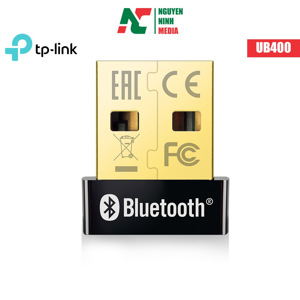 Thiết Bị Kết Nối Bluetooth 4.0 Qua Cổng USB TPLink UB400 - USB Bluetooth Hàng Chính Hãng