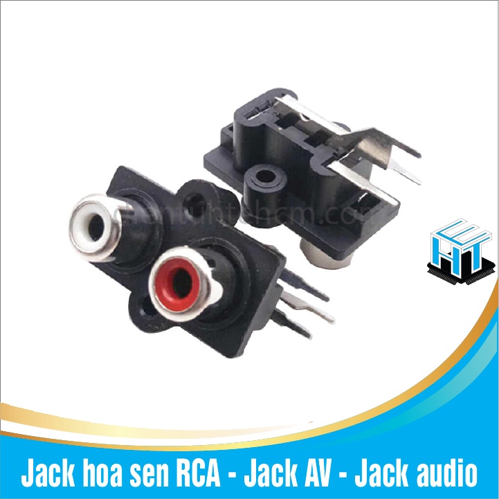 Jack hoa sen RCA - Jack AV - Jack audio
