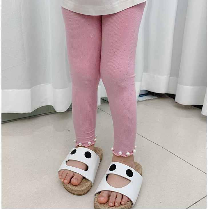 Quần Legging Cotton Thời Trang Hè 2020 Cho Bé Gái