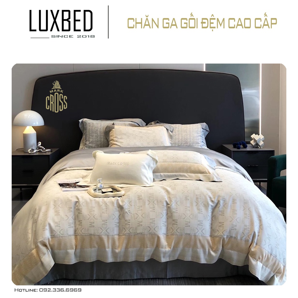 Set Chăn Ga Lụa TENCEL 120s - MARKCROSS LUXBED Mẫu mới nhất 2022