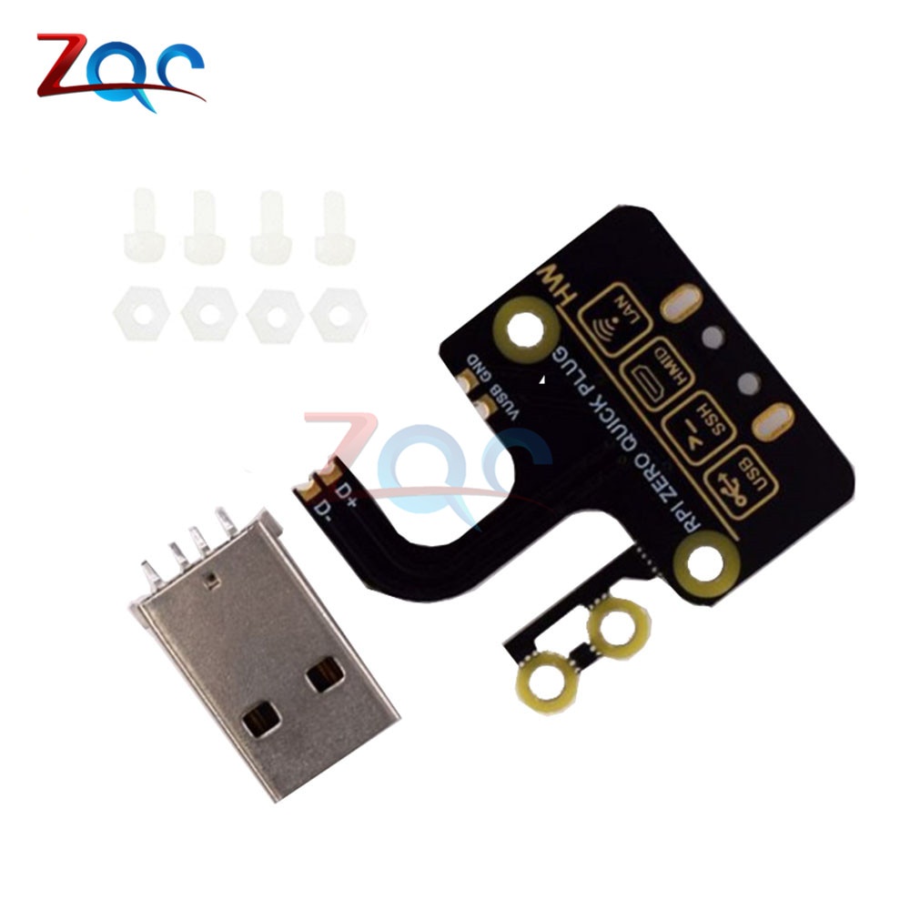 Raspberry Pi Zero W Micro USB to type A USB adapter board Expansion board USB power supply