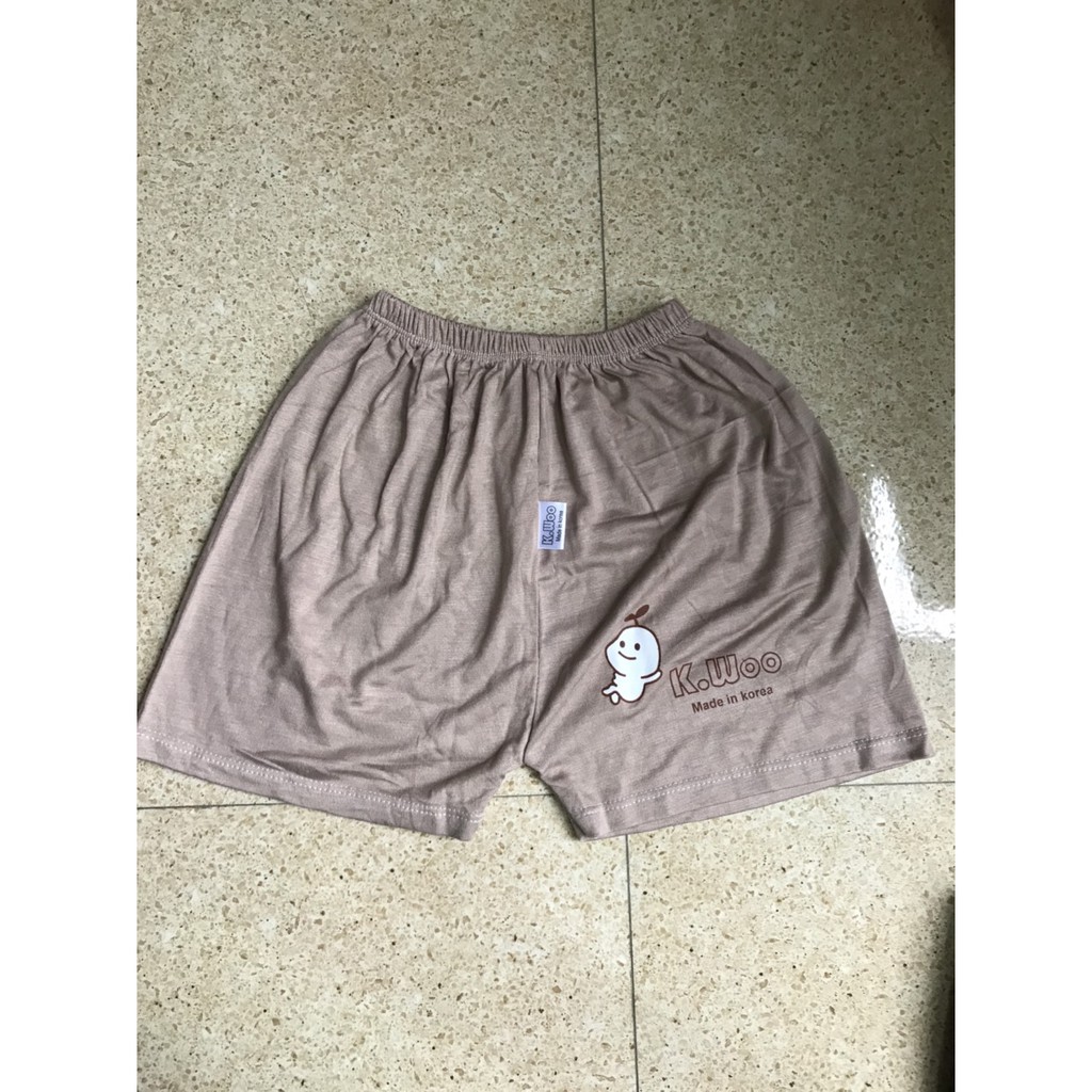 Quần đùi peptit thun lạnh siêu mềm mát cho bé trai, bé gái - Hàng loại 1
