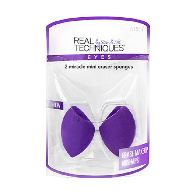 Mút Tán Nền Real Techniques 2 Miracle Mini Eraser Sponges 4.0