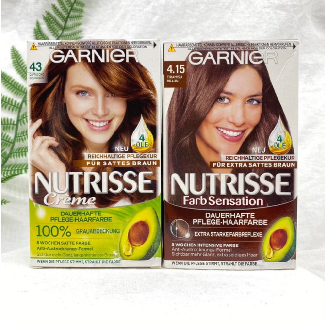 Thuốc nhuộm tóc phủ bạc Garnier giàu dưỡng và an toàn cho da đầu hàng Đức - Shop Viloet