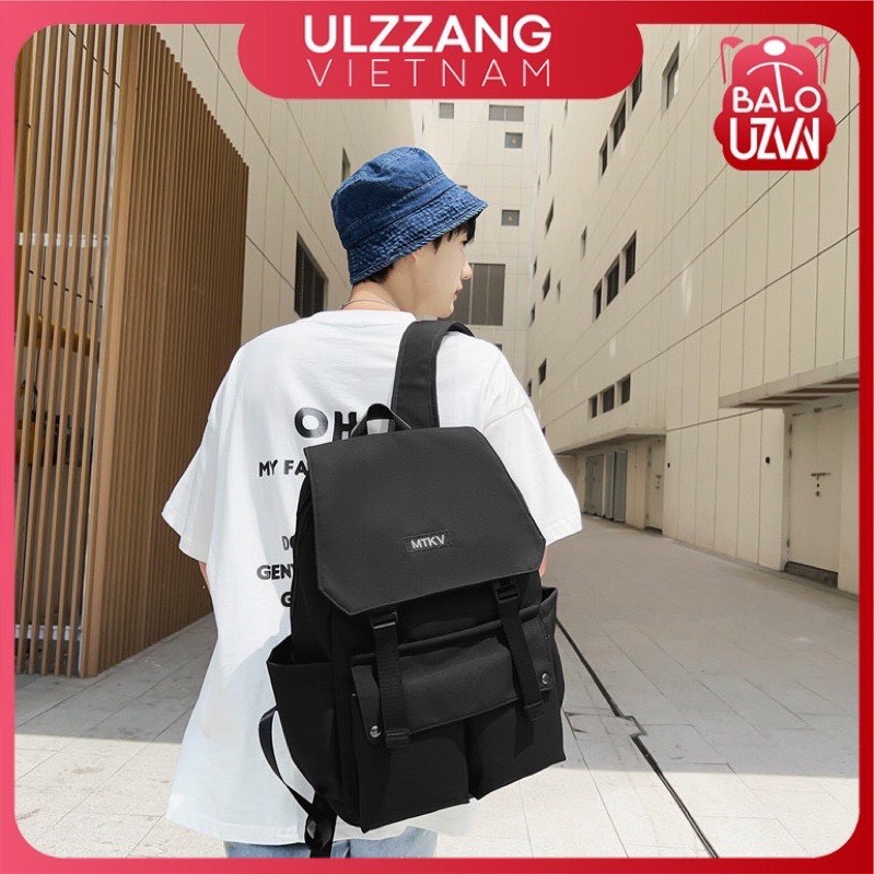 Balo nam nữ đi học Ulzzang basic chống nước, cặp sách laptop phong cách Unisex Hàn Quốc dành cho học sinh, sinh viên.