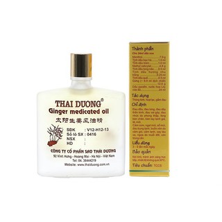 Dầu gừng Thái Dương 24ml - cvspharmacy