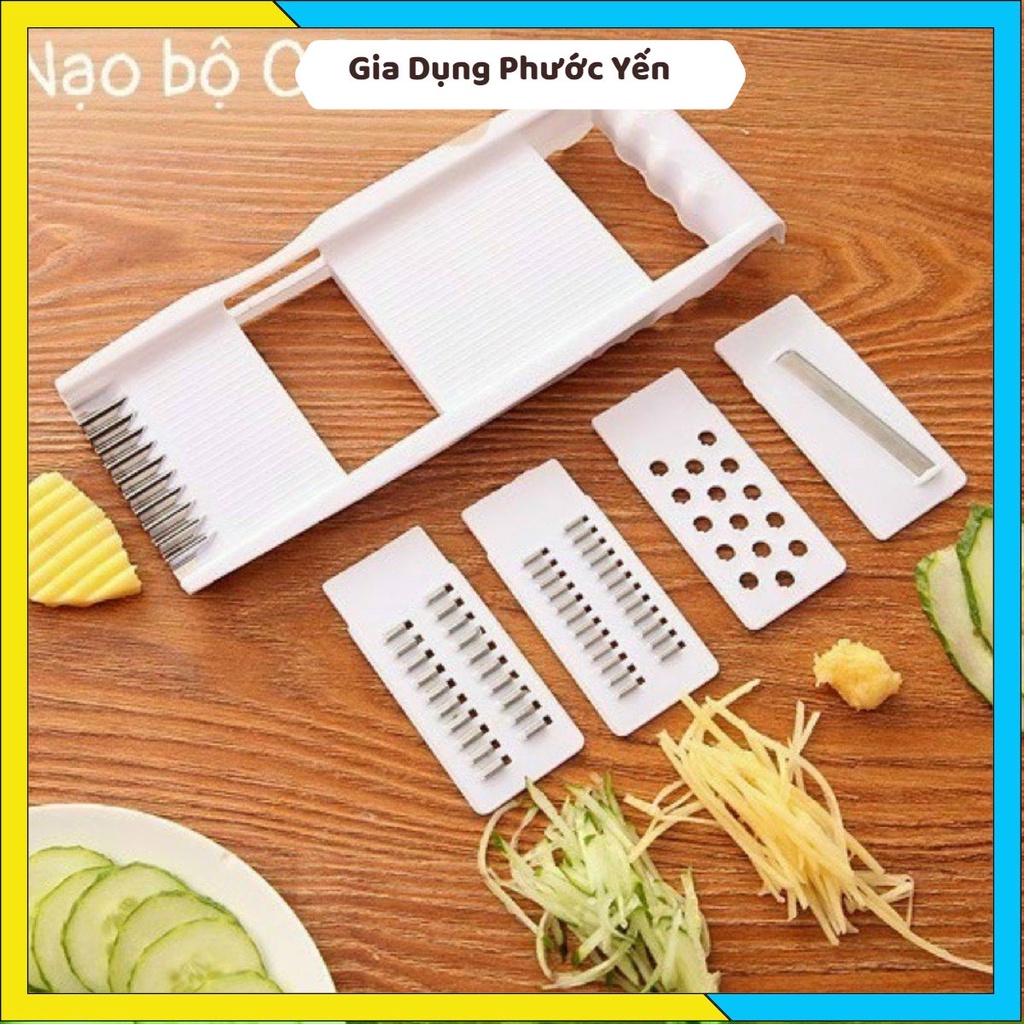 BỘ NẠO RAU CỦ ĐA NĂNG 5in1