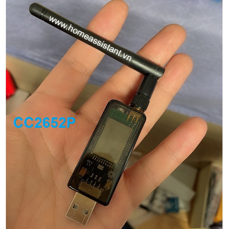 USB Zigbee 3.0 CC2652P Có Anten Flash Zigbee2MQTT  ZHA Hass